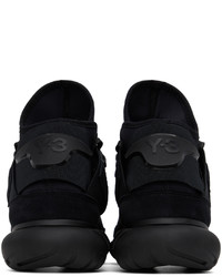 schwarze Wildleder Sportschuhe von Y-3