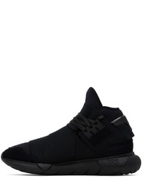 schwarze Wildleder Sportschuhe von Y-3