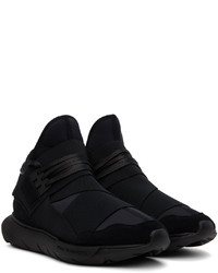 schwarze Wildleder Sportschuhe von Y-3