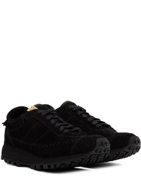 schwarze Wildleder Sportschuhe von VISVIM