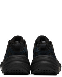 schwarze Wildleder Sportschuhe von adidas Originals
