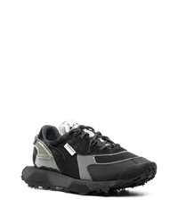 schwarze Wildleder Sportschuhe von RUN OF