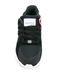 schwarze Wildleder Sportschuhe von adidas