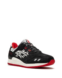 schwarze Wildleder Sportschuhe von Asics