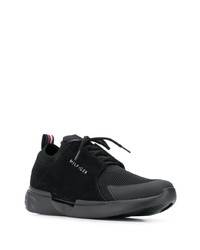 schwarze Wildleder Sportschuhe von Tommy Hilfiger