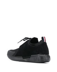 schwarze Wildleder Sportschuhe von Tommy Hilfiger