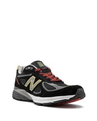 schwarze Wildleder Sportschuhe von New Balance