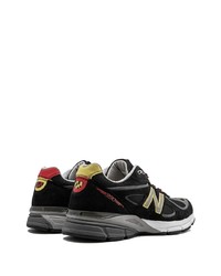 schwarze Wildleder Sportschuhe von New Balance