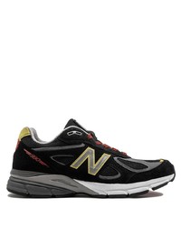 schwarze Wildleder Sportschuhe von New Balance