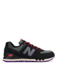 schwarze Wildleder Sportschuhe von New Balance