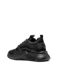 schwarze Wildleder Sportschuhe von Philipp Plein