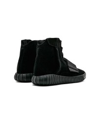 schwarze Wildleder Sportschuhe von adidas YEEZY