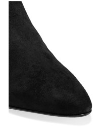 schwarze Wildleder Stiefeletten von The Row