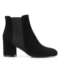 schwarze Wildleder Stiefeletten von Pollini