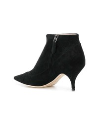 schwarze Wildleder Stiefeletten von Nina Ricci