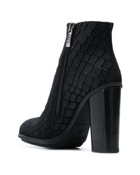 schwarze Wildleder Stiefeletten von Loriblu