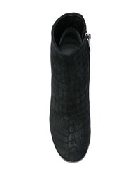 schwarze Wildleder Stiefeletten von Loriblu