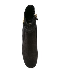 schwarze Wildleder Stiefeletten von Tod's