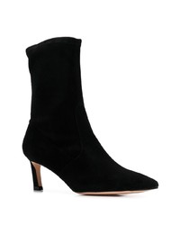 schwarze Wildleder Stiefeletten von Stuart Weitzman