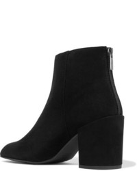 schwarze Wildleder Stiefeletten von Stuart Weitzman