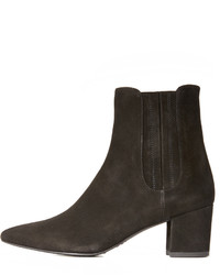 schwarze Wildleder Stiefeletten von Stuart Weitzman