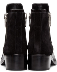 schwarze Wildleder Stiefeletten von 3.1 Phillip Lim