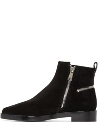 schwarze Wildleder Stiefeletten von Kenzo