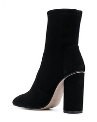 schwarze Wildleder Stiefeletten von Stuart Weitzman