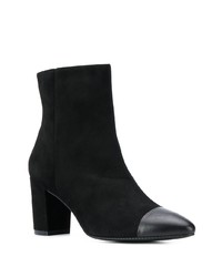 schwarze Wildleder Stiefeletten von Stuart Weitzman