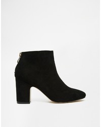 schwarze Wildleder Stiefeletten von Asos