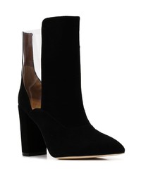 schwarze Wildleder Stiefeletten von Paris Texas