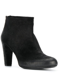 schwarze Wildleder Stiefeletten