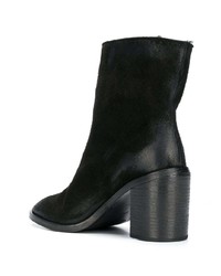 schwarze Wildleder Stiefeletten von Marsèll