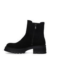 schwarze Wildleder Stiefeletten von Dockers by Gerli