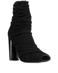 schwarze Wildleder Stiefeletten von Roberto Cavalli