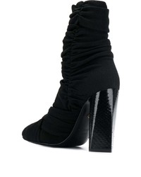 schwarze Wildleder Stiefeletten von Roberto Cavalli