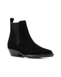 schwarze Wildleder Stiefeletten von Isabel Marant