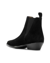 schwarze Wildleder Stiefeletten von Isabel Marant