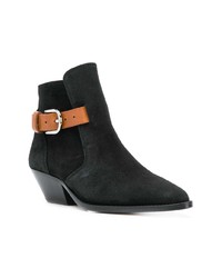 schwarze Wildleder Stiefeletten von Isabel Marant