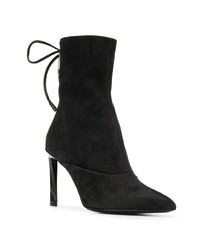 schwarze Wildleder Stiefeletten von Lanvin