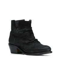 schwarze Wildleder Stiefeletten von Fiorentini+Baker