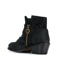 schwarze Wildleder Stiefeletten von Fiorentini+Baker