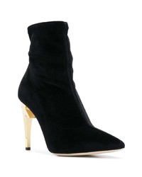 schwarze Wildleder Stiefeletten von Giuseppe Zanotti Design