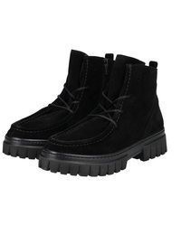 schwarze Wildleder Stiefeletten von Gabor Comfort
