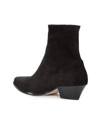 schwarze Wildleder Stiefeletten von Tamara Mellon