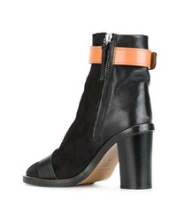 schwarze Wildleder Stiefeletten von Isabel Marant