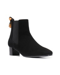 schwarze Wildleder Stiefeletten von Stuart Weitzman