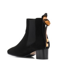 schwarze Wildleder Stiefeletten von Stuart Weitzman