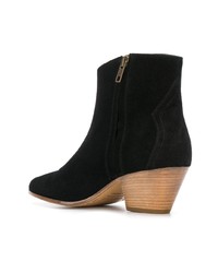 schwarze Wildleder Stiefeletten von Isabel Marant Etoile