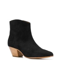 schwarze Wildleder Stiefeletten von Isabel Marant Etoile